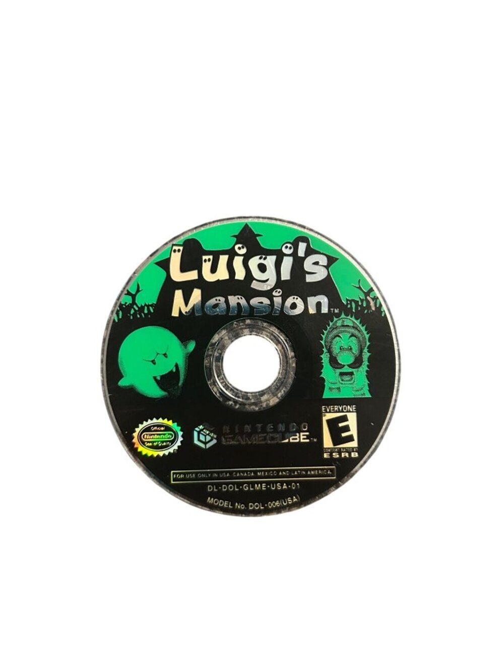 Luigis Mansion Nintendo GameCube Disc Only Tested Working
